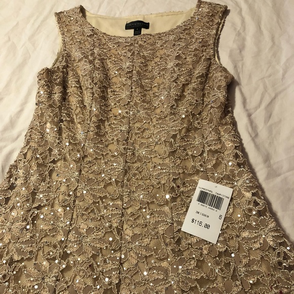 Metallic Lace Dress - Picture 6 of 7